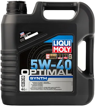Моторное масло Liqui Moly 5W-40 Optimal Synth 60l