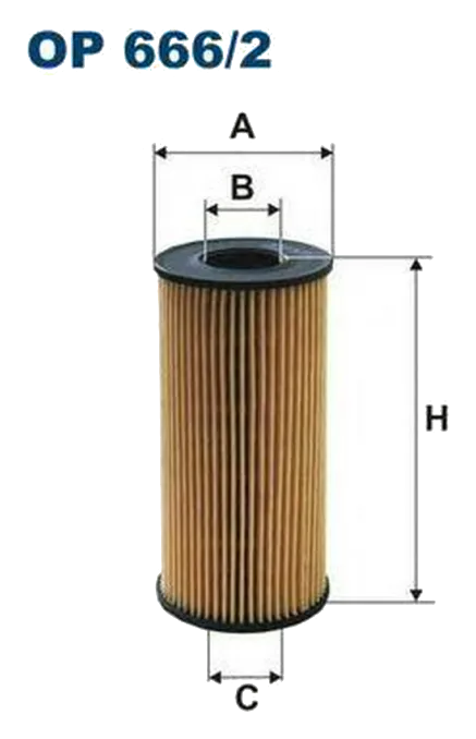 Filtron OE666/2 Вставка фильтра масляного