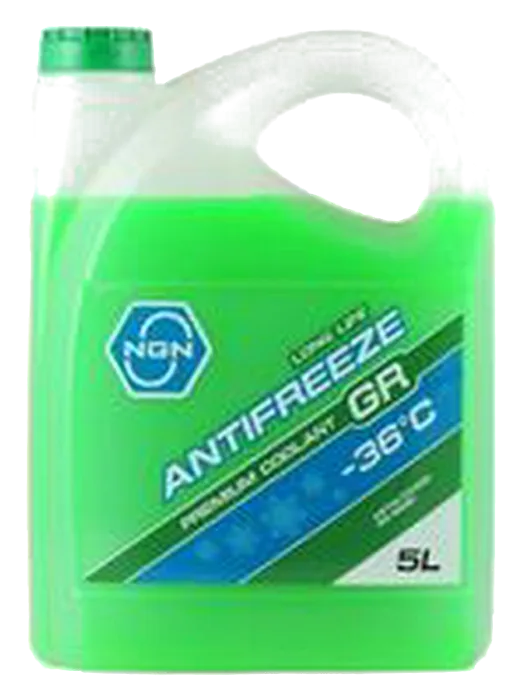 Антифриз NGN V172485322 , готовый раствор GR -36 зеленый 5л
